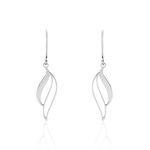 Boucles D'oreilles Pendantes Argent Blanc Prudent - Boucles d'oreilles fantaisie Femme | Histoire d&rsquo;Or