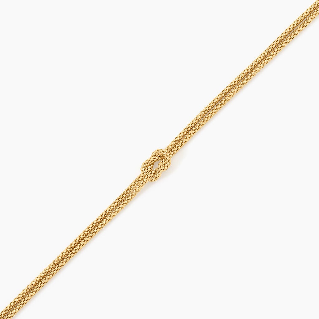 Bracelet Assil Argent Dor&eacute; A L'Or 750/1000 - Bracelets cha&icirc;ne Femme | Histoire d&rsquo;Or