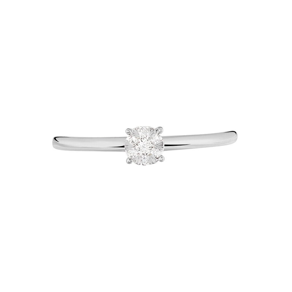Bague Dream Or Blanc Diamant - Bagues solitaires Femme | Histoire d&rsquo;Or