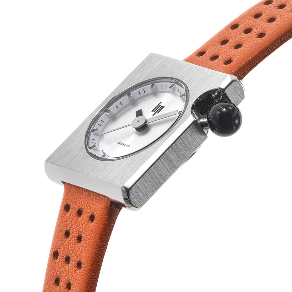 Montre Lip Mach 2000 Mini Square Argent&eacute; - Id&eacute;es cadeaux Femme | Histoire d&rsquo;Or