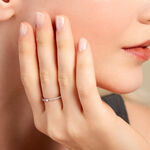 Bague Paoline Argent Blanc Oxyde De Zirconium - Bagues avec pierre Femme | Histoire d&rsquo;Or