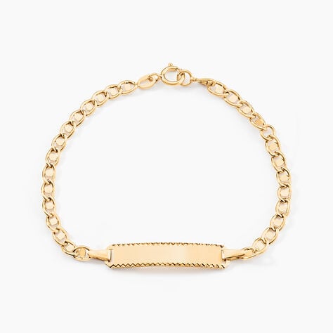 Bracelet Identite Bebe Or Jaune Eowyn - Bracelets Communion Enfant | Histoire d&rsquo;Or