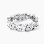 Bague Tapis Rouge Argent Blanc Oxyde De Zirconium - Bagues avec pierre Femme | Histoire d&rsquo;Or