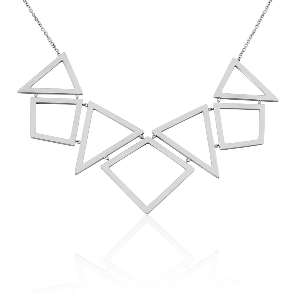 Collier Acier Blanc - Colliers fantaisie Femme | Histoire d’Or