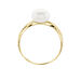 Bague Maria-theresa Or Jaune Perle De Culture Et Oxyde De Zirconium - Bagues avec pierre Femme | Histoire d’Or