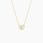 Collier Lawrie Or Jaune Nacre - Cadeaux de bapt&ecirc;me Famille | Histoire d&rsquo;Or