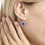 Boucles D'oreilles Argent Zea Lapis Lazulis - Boucles d'oreilles fantaisie Femme | Histoire d&rsquo;Or