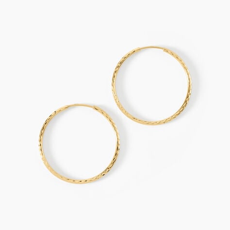 Cr&eacute;oles Aglavie Flexibles Or Jaune - Boucles d'oreilles cr&eacute;oles Femme | Histoire d&rsquo;Or