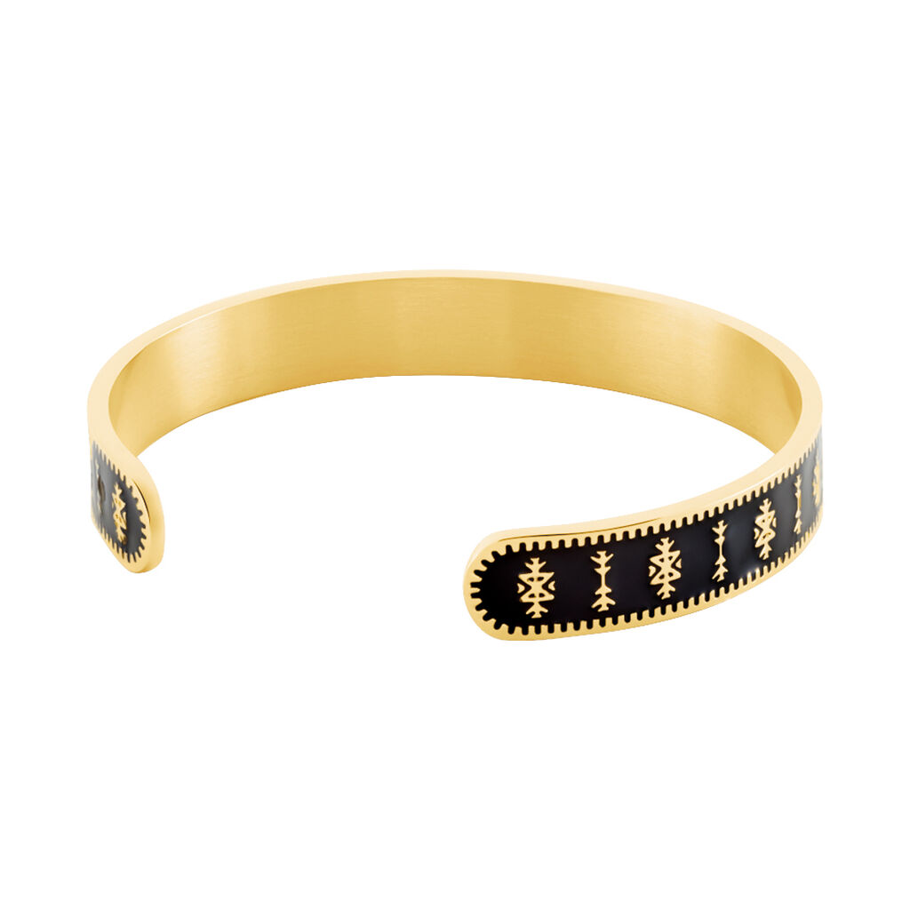 Bracelet Jonc Imagine Murielle Acier Jaune - Bracelets joncs Femme | Histoire d&rsquo;Or