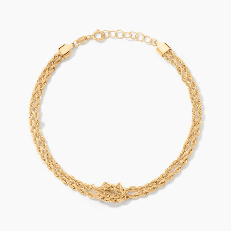 Bracelet Jerry Or Jaune - Bracelets chaîne Femme | Histoire d’Or