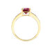 Bague Rhodolite Fever Or Jaune Rhodolite Oxyde De Zirconium - Bagues solitaires Femme | Histoire d’Or