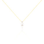 Collier Anju Or Jaune Perle De Culture Et Diamant - Colliers Femme | Histoire d&rsquo;Or