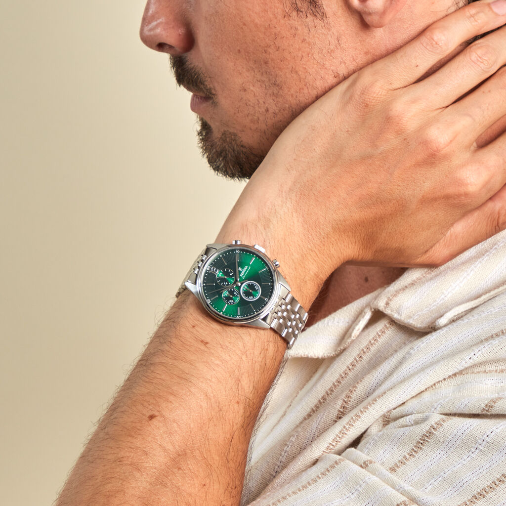Montre Festina Timeless Chronograph Vert - Montres Homme | Histoire d’Or
