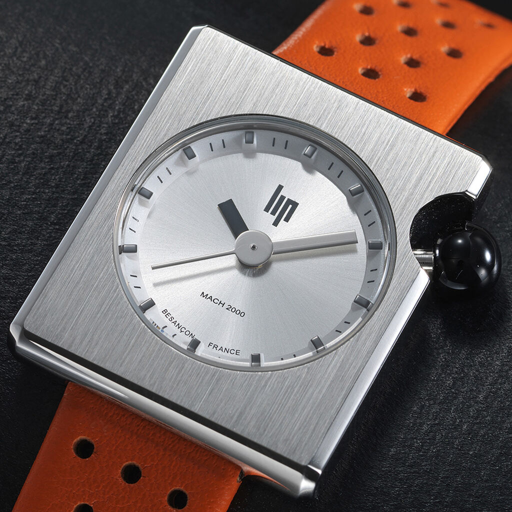 Montre Lip Mach 2000 Mini Square Argent&eacute; - Id&eacute;es cadeaux Femme | Histoire d&rsquo;Or