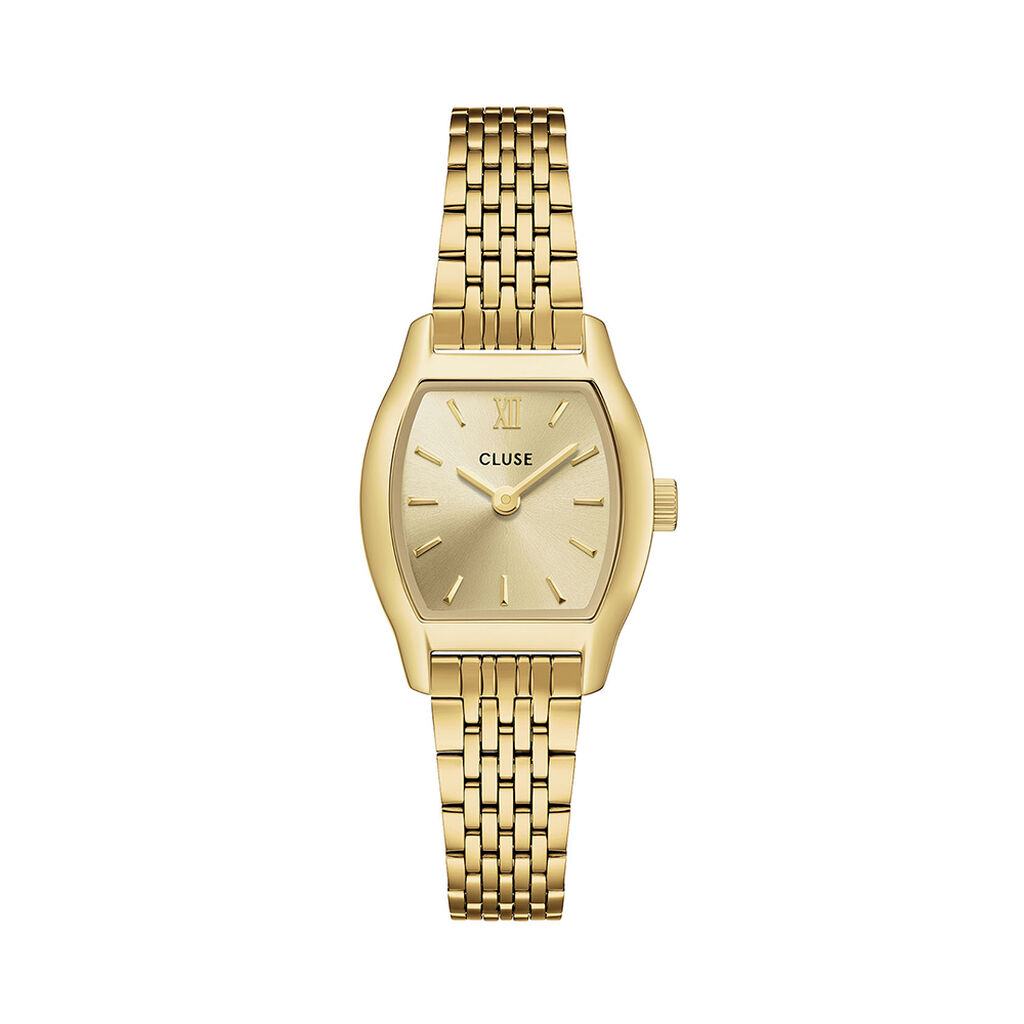 Montre Cluse Tonnette Mini Champagne - F&ecirc;te des m&egrave;res Femme | Histoire d&rsquo;Or