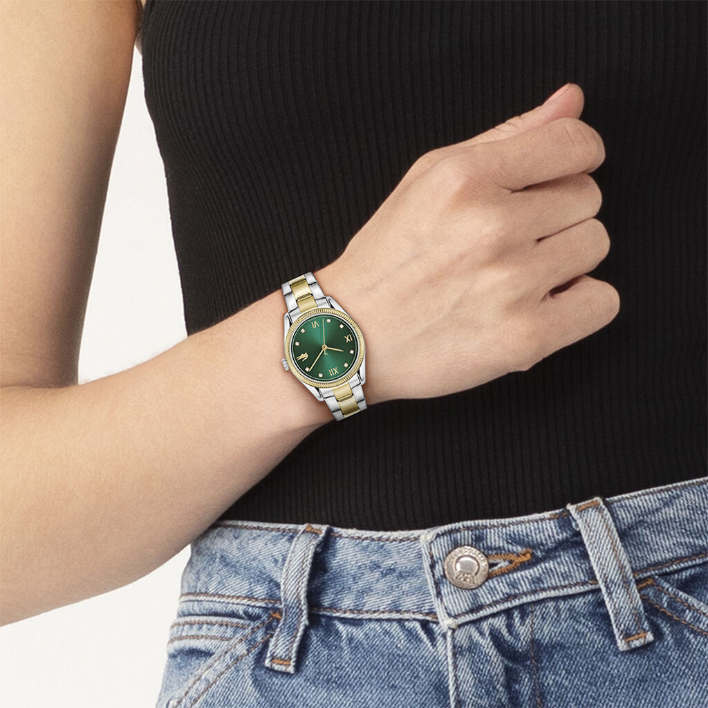 Montre Lacoste Parisienne Vert - Id&eacute;es cadeaux Femme | Histoire d&rsquo;Or