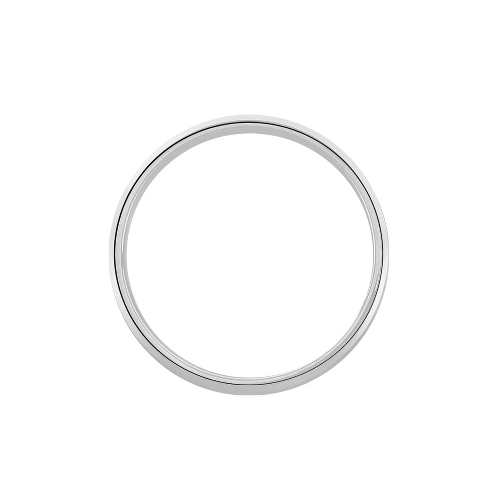 Alliance Rominus Ruban Plat Palladium Blanc - Alliances Homme | Histoire d’Or