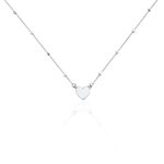 Collier Argent Blanc Augustine - Colliers fantaisie Femme | Histoire d&rsquo;Or