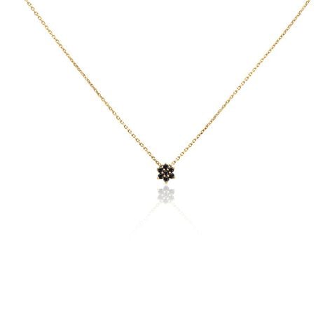 Collier Midnight Royalty Plaqué Or Jaune Pierre De Synthèse - Colliers fantaisie Femme | Histoire d’Or
