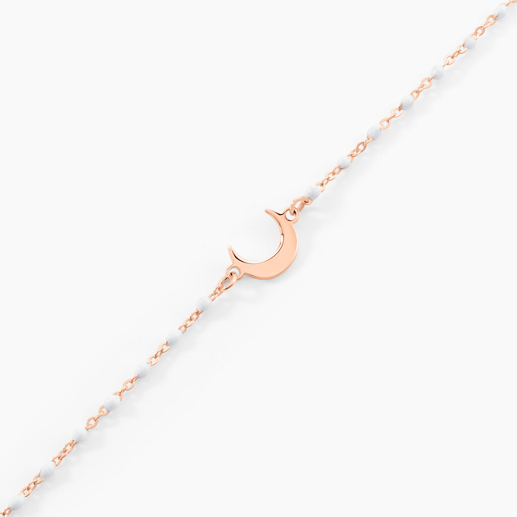 Bracelet Mimosa Argent Rose - Bijoux Lune Femme | Histoire d’Or