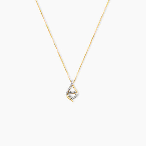 Collier Roso Or Jaune Diamant - Colliers Femme | Histoire d&rsquo;Or
