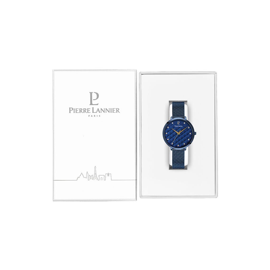 Montre Pierre Lannier Grace Bleu - Montres Femme | Histoire d’Or