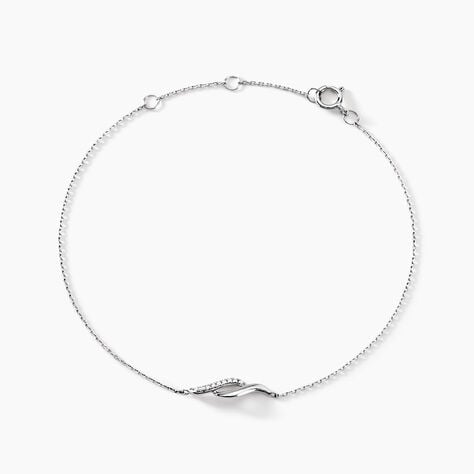 Bracelet Tylane Or Blanc Diamant - Bracelets Femme | Histoire d&rsquo;Or