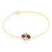 Bracelet Or Jaune Amethyste Et Quartz Et Péridot - Bracelets Femme | Histoire d’Or