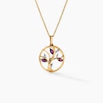 Pendentif Godolieba Or Jaune Rhodolite - Pendentifs Femme | Histoire d&rsquo;Or