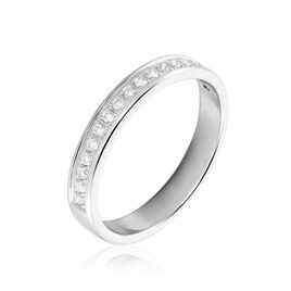 Alliance Amber Or Blanc Diamant - Alliances Femme | Histoire d’Or