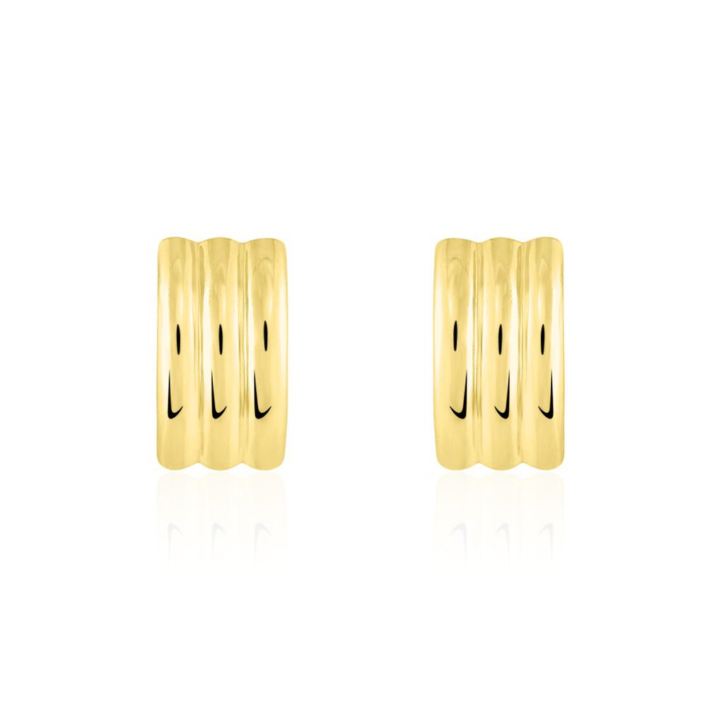 Créoles Or Jaune Leounoro - Boucles d'oreilles créoles Femme | Histoire d’Or