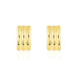 Créoles Or Jaune Leounoro - Boucles d'oreilles créoles Femme | Histoire d’Or