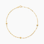 Cha&icirc;ne De Cheville Plantie Or Jaune - Cha&icirc;nes de cheville Femme | Histoire d&rsquo;Or