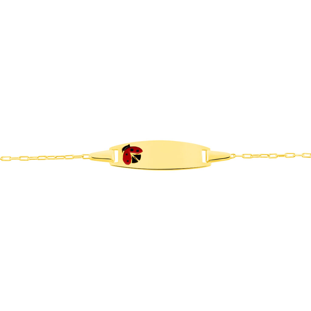 Bracelet Identité Gaspardine Maille Forçat Or Jaune - Bracelets Communion Enfant | Histoire d’Or