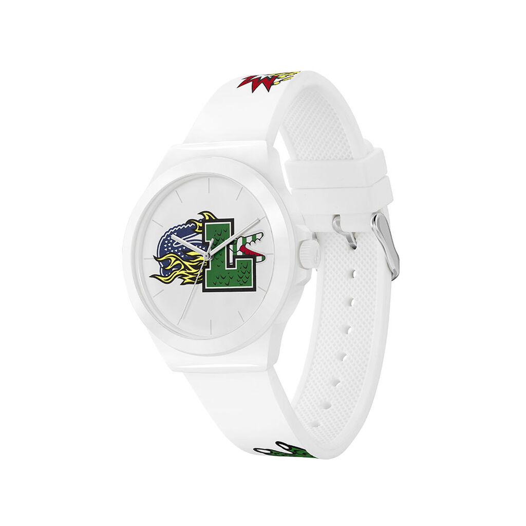 Montre Lacoste Neocroc Holiday Blanc - Montres Homme | Histoire d’Or