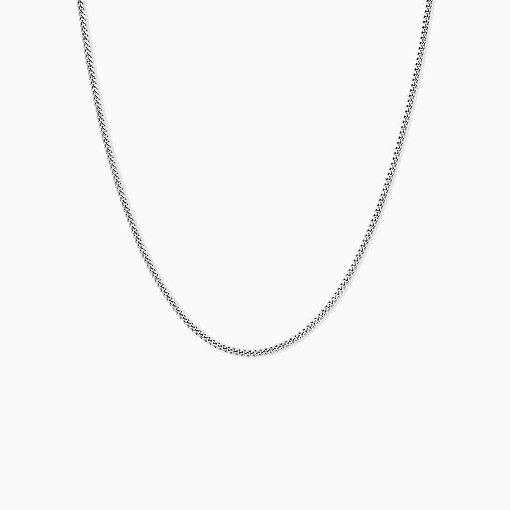 Cha&icirc;ne Clementine Argent Blanc - Chaines Femme | Histoire d&rsquo;Or