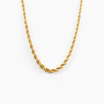 Collier Jerry Maille Corde Or Jaune - Chaines Femme | Histoire d&rsquo;Or