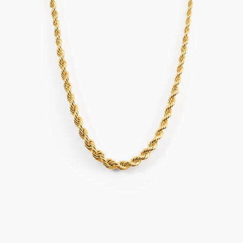 Collier Jerry Maille Corde Or Jaune - Chaines Femme | Histoire d’Or