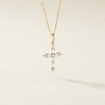 Pendentif Or Jaune Neottie Oxydes - Pendentifs Communion Femme | Histoire d&rsquo;Or