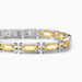Bracelet Jourdan Wild Acier Blanc Et Jaune - Bracelets Homme | Histoire d&rsquo;Or