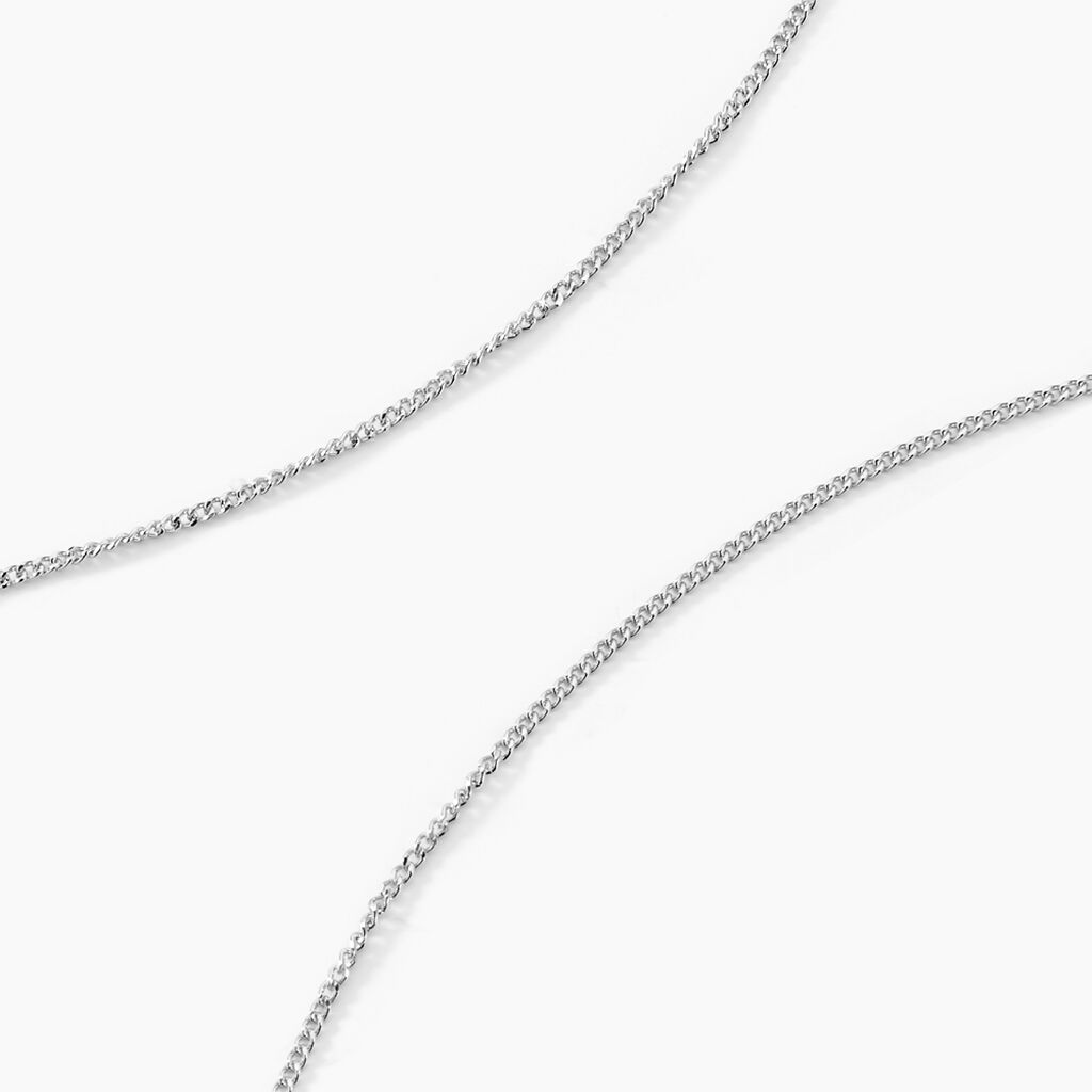 Chaîne Iris Maille Gourmette Or Blanc - Chaines Femme | Histoire d’Or