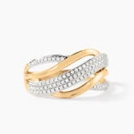 Bague Nila Or Jaune Diamant - Bagues avec pierre Femme | Histoire d&rsquo;Or