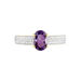 Bague Solitaire Crista Or Jauneamethyste Et Oxyde - Bagues solitaires Femme | Histoire d’Or