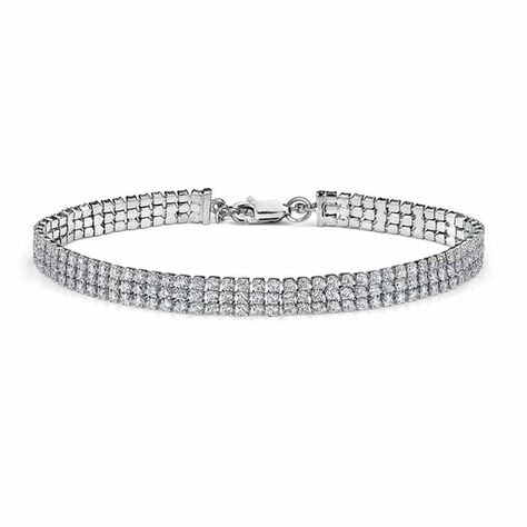 Bracelet Anthia Argent Blanc Oxyde De Zirconium - Bracelets Femme | Histoire d’Or