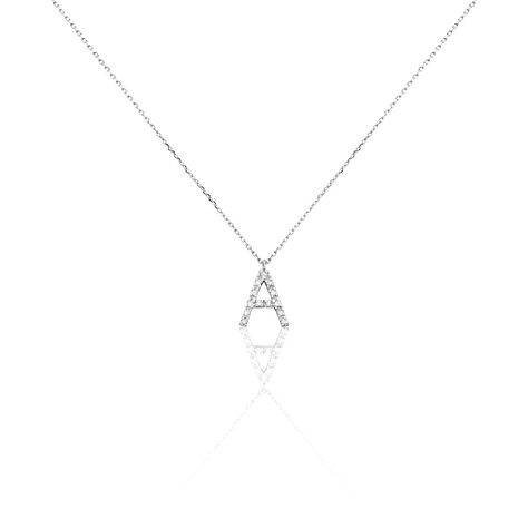 Collier Oran Or Blanc Diamant - Colliers Femme | Histoire d’Or