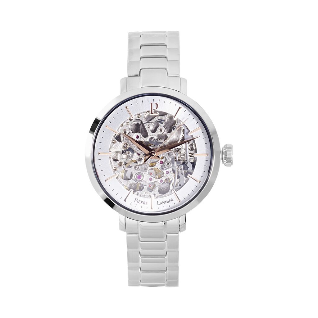Montre Pierre Lannier Automatique 35 Acier Argenté - Montres Femme | Histoire d’Or