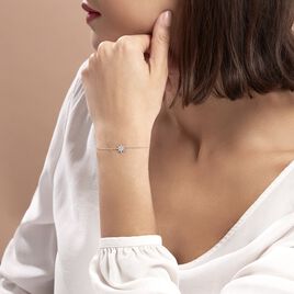 Bracelet Sarida Argent Blanc Oxyde De Zirconium - Bijoux Etoile Femme | Histoire d’Or