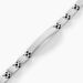 Bracelet Identité Isidore Acier Blanc - Bracelets Homme | Histoire d’Or