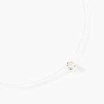 Collier Or Jaune Maiorga Oxyde De Zirconium - Colliers Femme | Histoire d&rsquo;Or