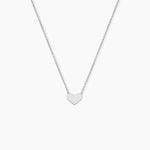 Collier Chandana Argent Blanc - Ras de cou Femme | Histoire d&rsquo;Or